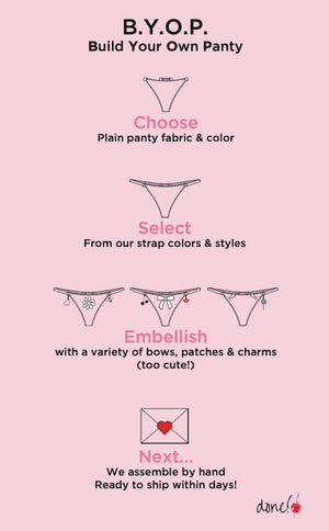 How to build your own design your own panties only at Lolli Popitt